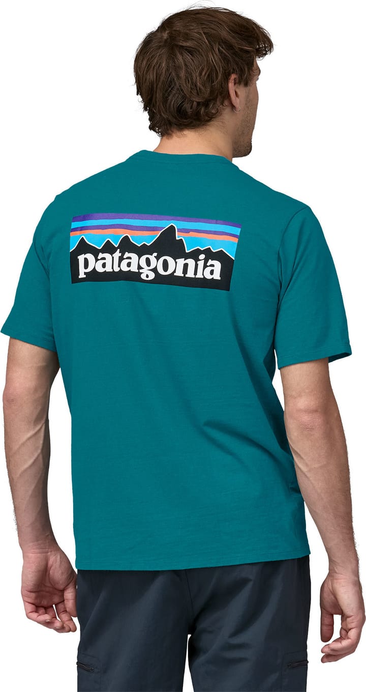 Patagonia M's P-6 Logo Responsibili-Tee Belay Blue Patagonia