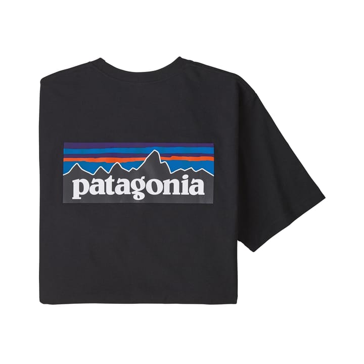 Patagonia Men's P-6 Logo Responsibili-Tee Black Patagonia