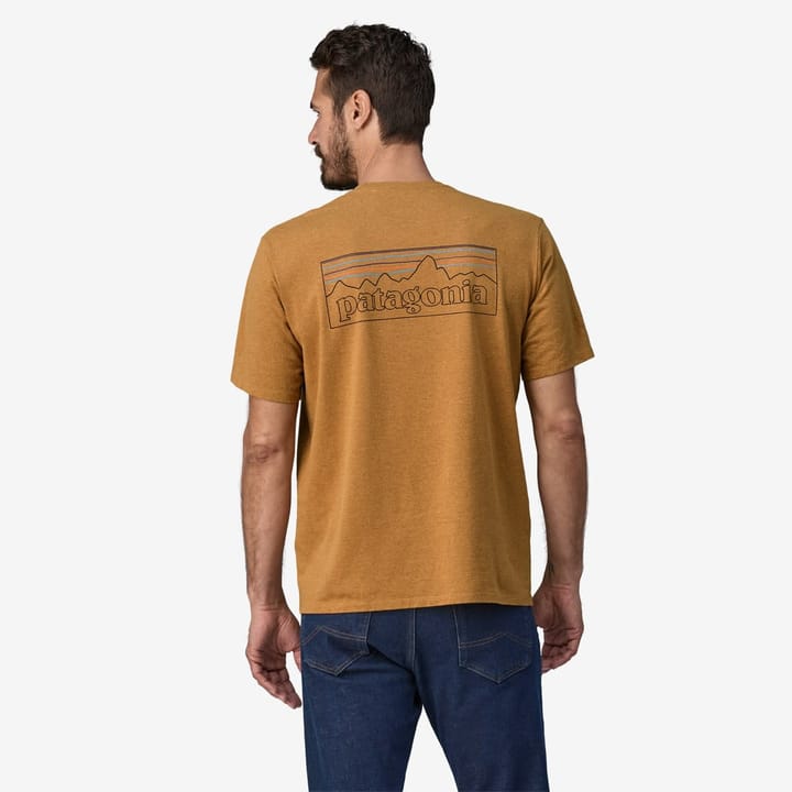 Patagonia Men's P-6 Logo Responsibili-Tee P-6 Outline: Golden Caramel Patagonia Patagonia Men's P-6 Logo Responsibili-Tee P-6 Outline: Golden Caramel Patagonia