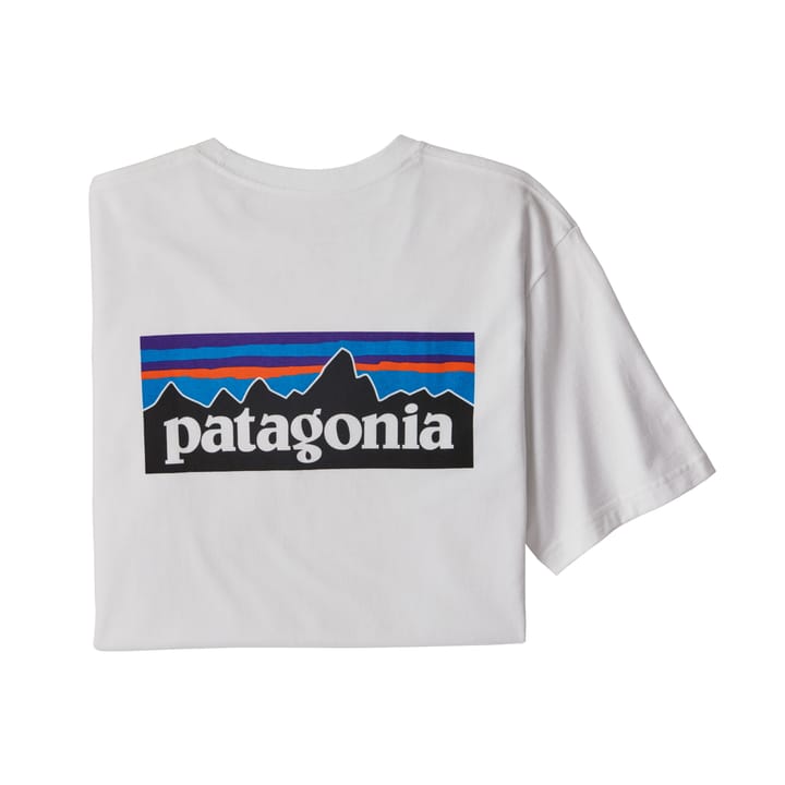 Patagonia Men's P-6 Logo Responsibili-Tee White Patagonia