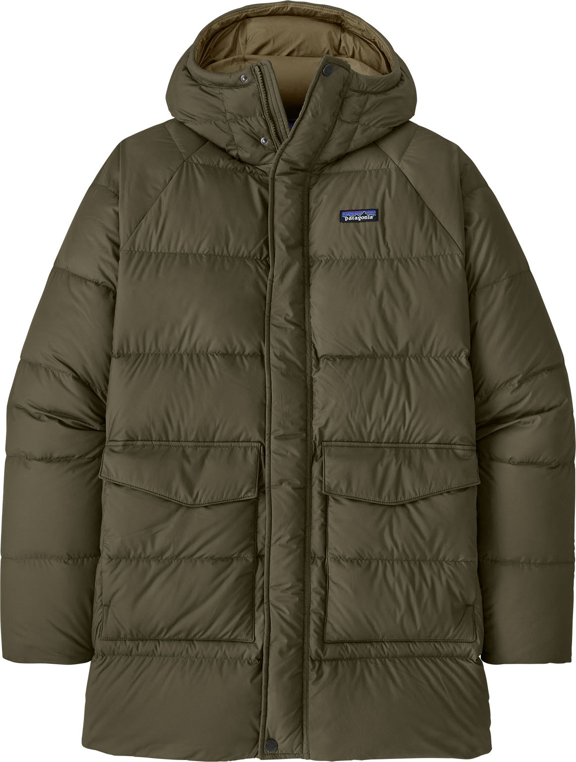 Patagonia Men’s Silent Down Parka Basin Green