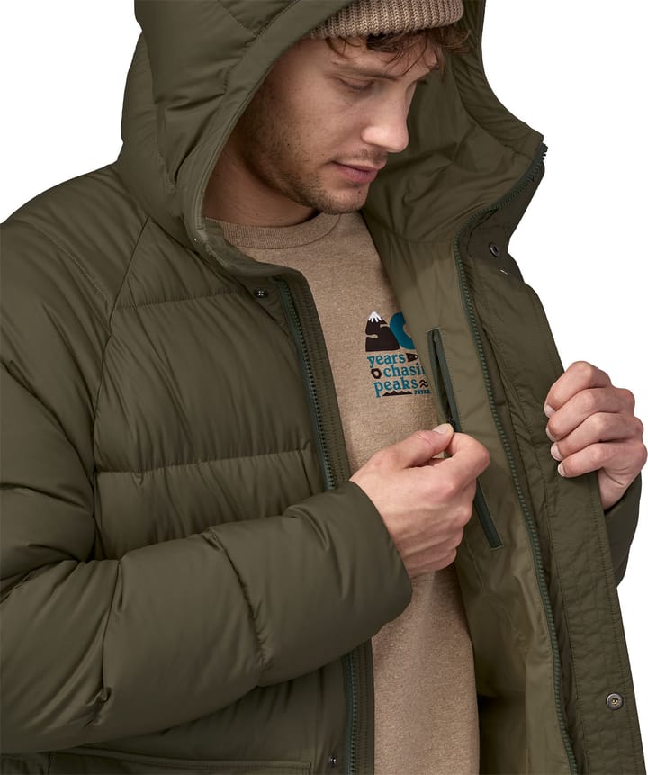 Patagonia Men's Silent Down Parka Basin Green Patagonia