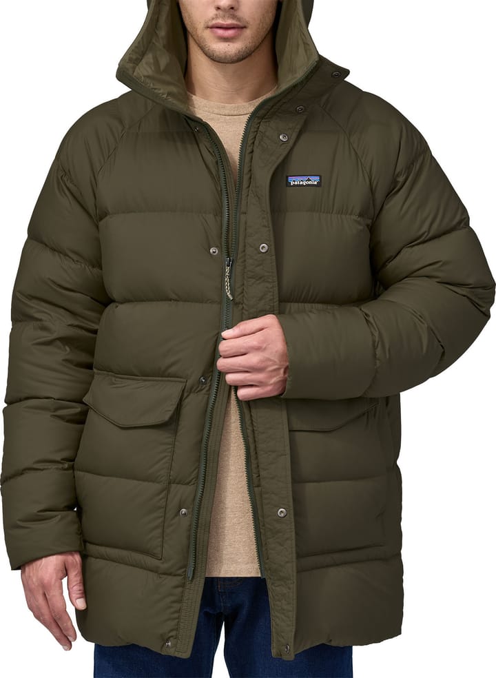 Men's Silent Down Parka Basin Green Patagonia