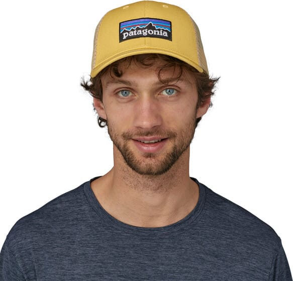 Patagonia P-6 Logo Lopro Trucker Hat Surfboard Yellow Patagonia
