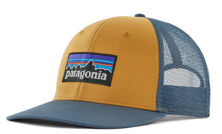 Patagonia P-6 Logo Trucker Hat Pufferfish Gold Patagonia