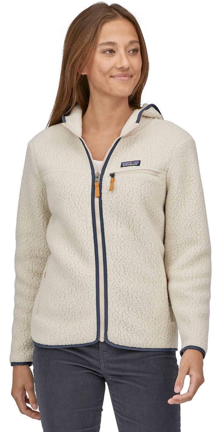 Patagonia Women's Retro Pile Fleece Hoody Pelican Patagonia