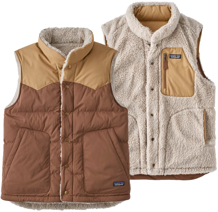 Patagonia M's Reversible Bivy Down Vest Moose Brown Patagonia Patagonia M's Reversible Bivy Down Vest Moose Brown Patagonia