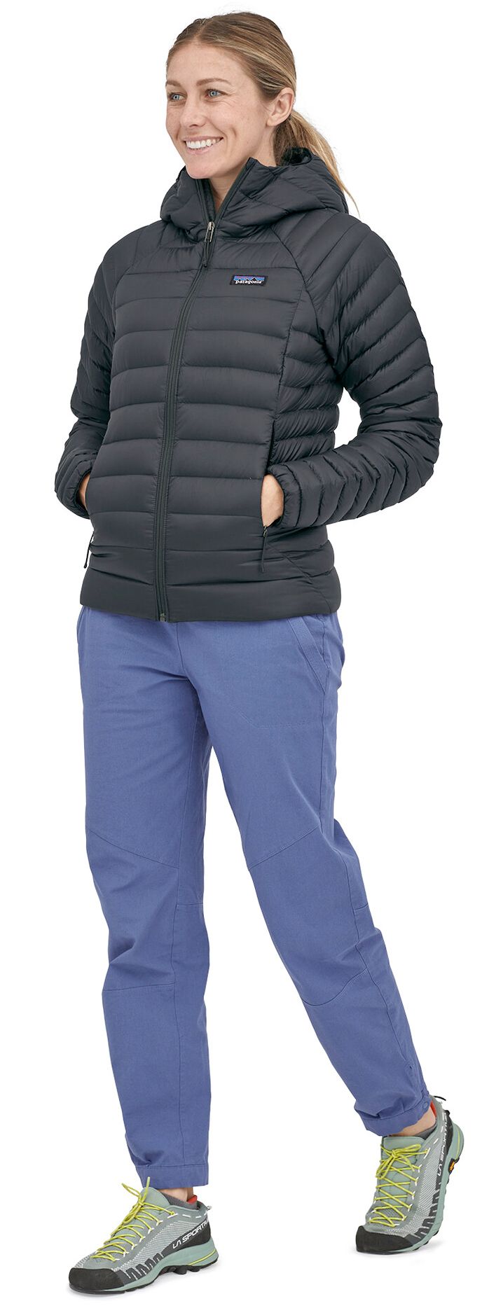 Patagonia Women's Down Sweater Hoody Black Patagonia