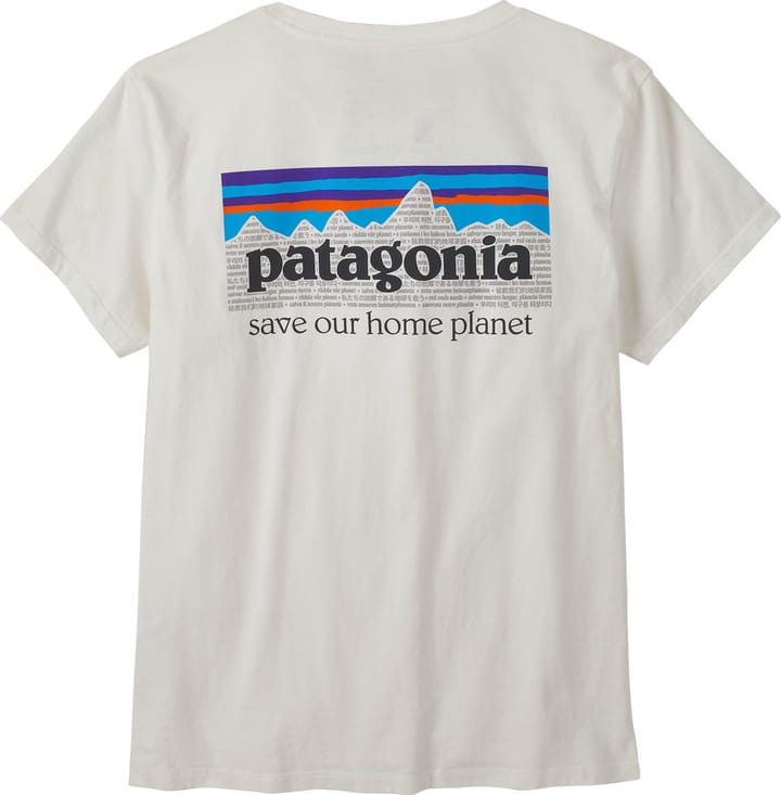 Women's P-6 Mission Organic T-Shirt Birch White Patagonia