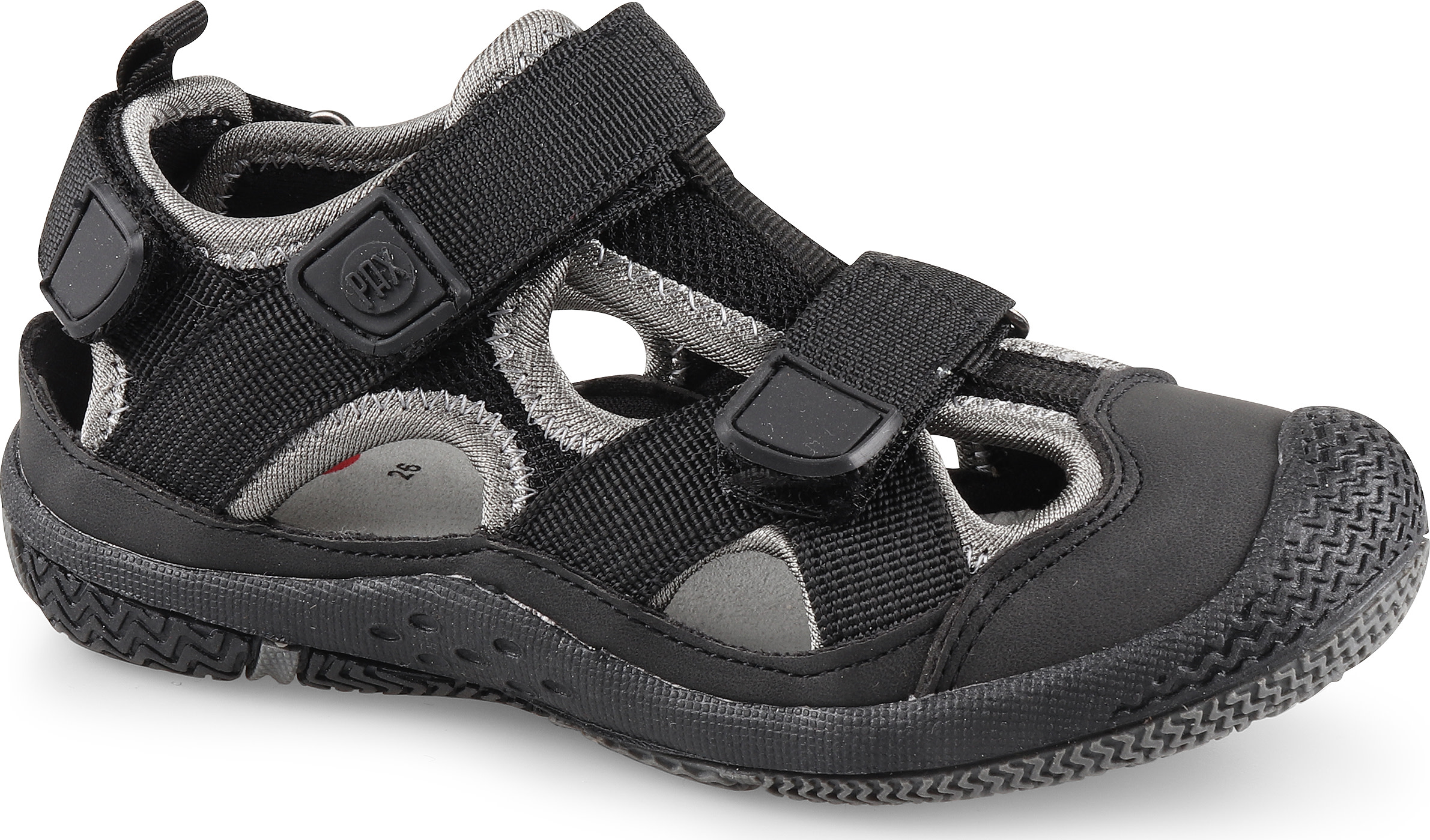 Pax Kids' Savior Sandal Black Sandaler 24