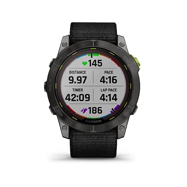 Garmin Enduro 2 Sapphire Dlc Titanium With Black Ultrafit Band Carbon Gray Garmin