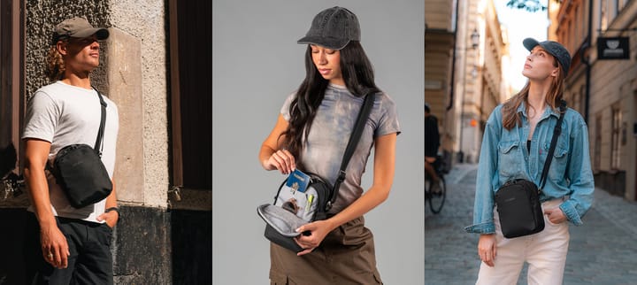 Pacsafe V Anti-Theft Companion Crossbody Jet Black Pacsafe