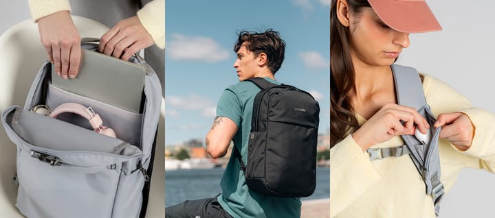 Pacsafe V 20L Anti-Theft City Backpack Black Pacsafe
