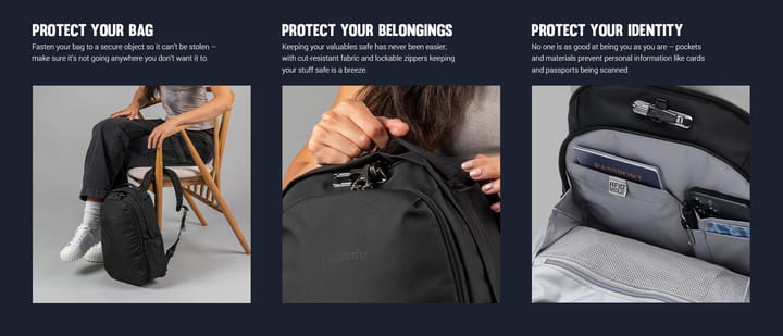 Pacsafe V 16L Anti-Theft All-Around Backpack Ocean Pacsafe