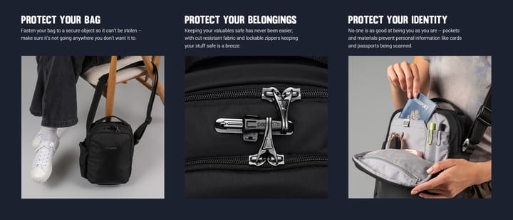 Pacsafe V Anti-Theft Tour Crossbody Ocean Pacsafe