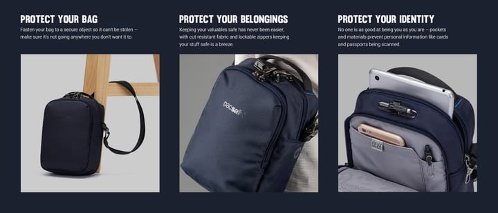 Pacsafe V Anti-Theft Companion Crossbody Ocean Pacsafe