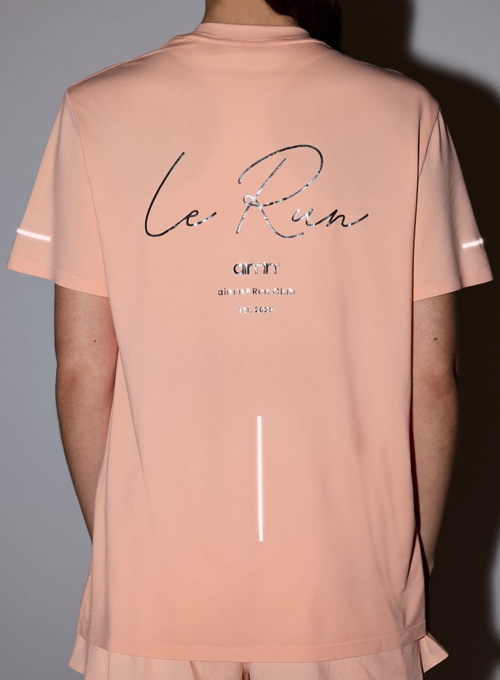 Aim'n Women's Le Run Seamless Running T-Shirt Peach Aim'n