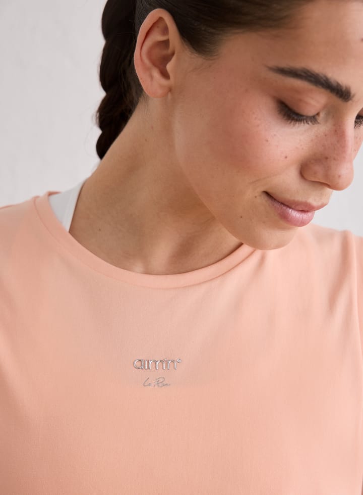 Aim'n Women's Seamless Running Top Peach Aim'n