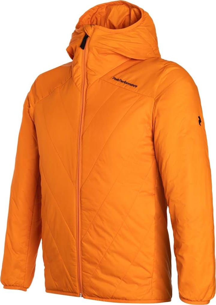 Men's Insulated Hybrid Hood Orange Flare Peak Performance