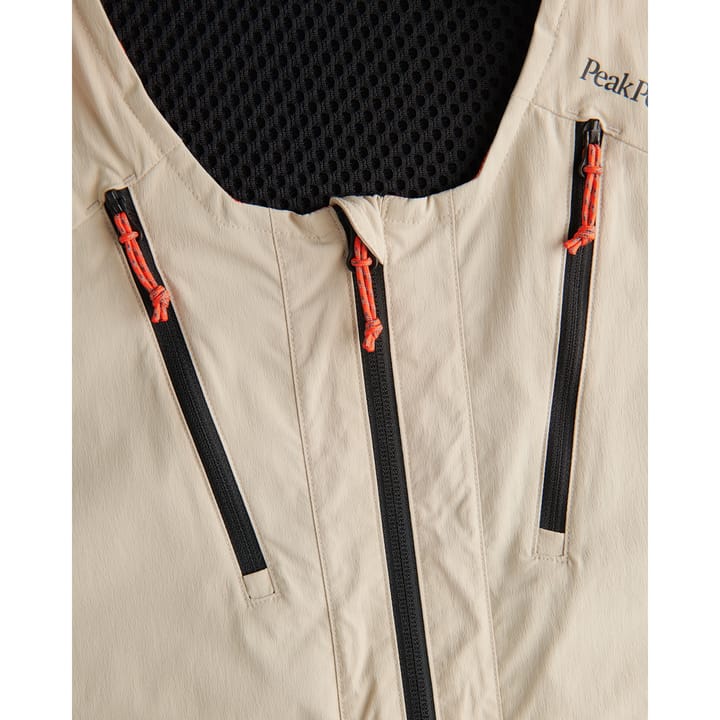 Peak Performance Vislight Utility Vest CELSIAN BEIGE DEEP EARTH BLACK Peak Performance