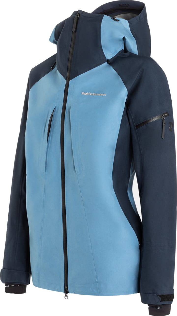 Women's 3 layer Gore-Tex Ski Jacket BLUE SHADOW Peak Performance