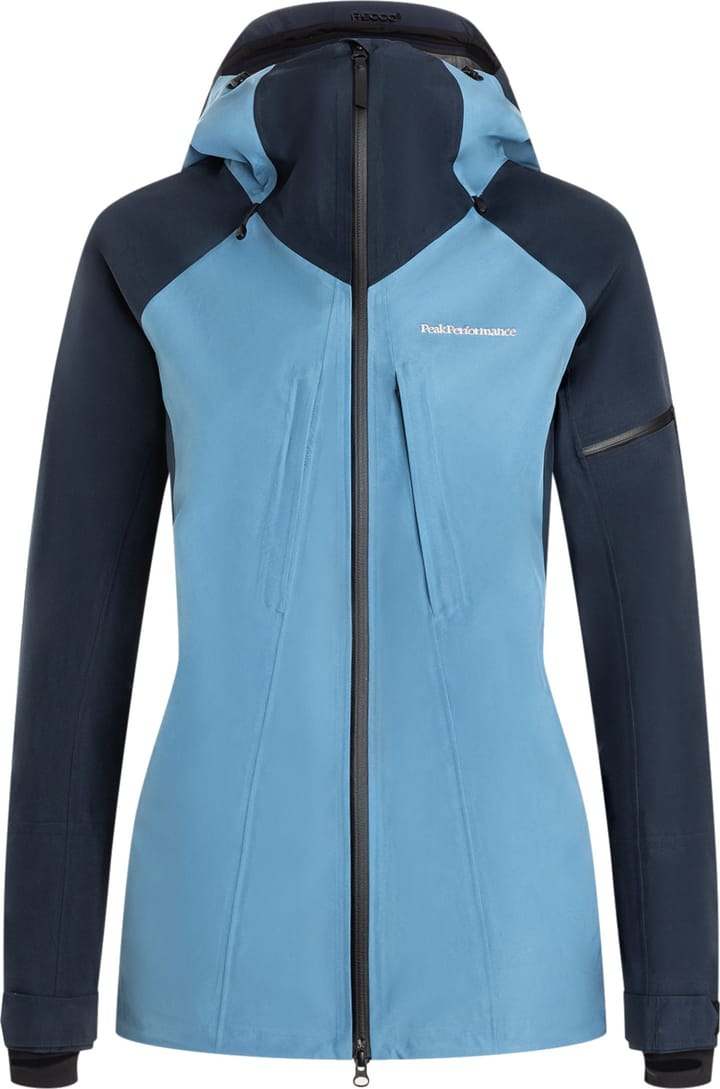 Women's 3 layer Gore-Tex Ski Jacket BLUE SHADOW Peak Performance