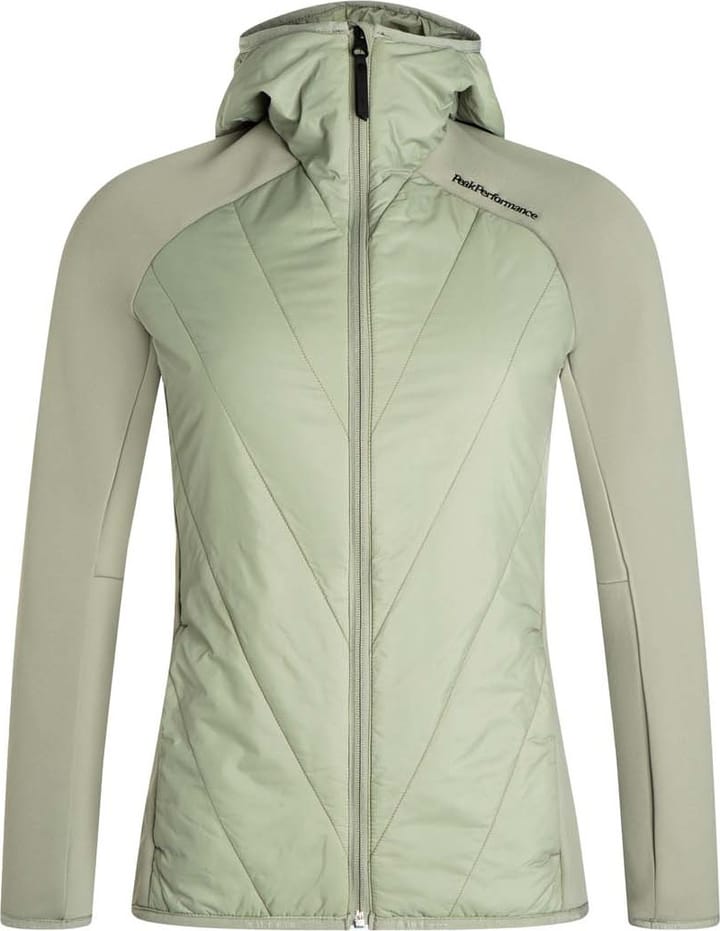 Women's Insulated Hybrid Hood Limit Green Peak Performance