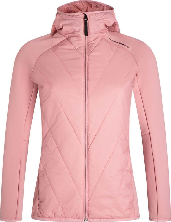 Women's Insulated Hybrid Hood Warm Blush Peak Performance