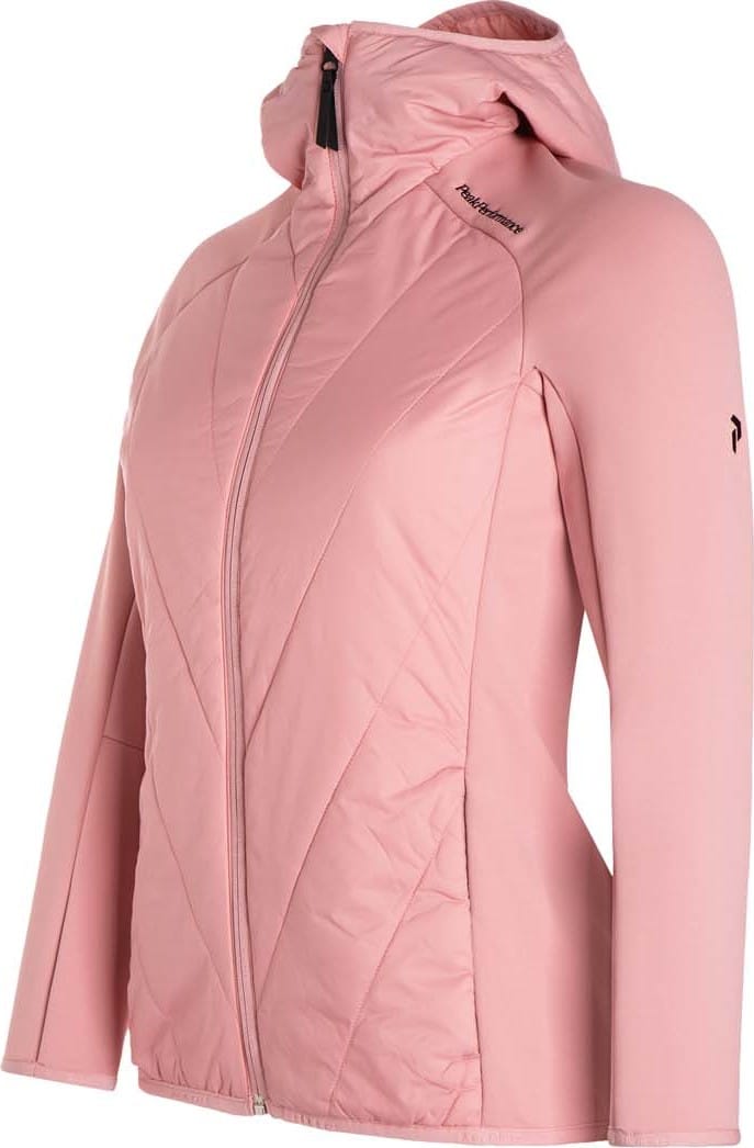 Women's Insulated Hybrid Hood Warm Blush Peak Performance