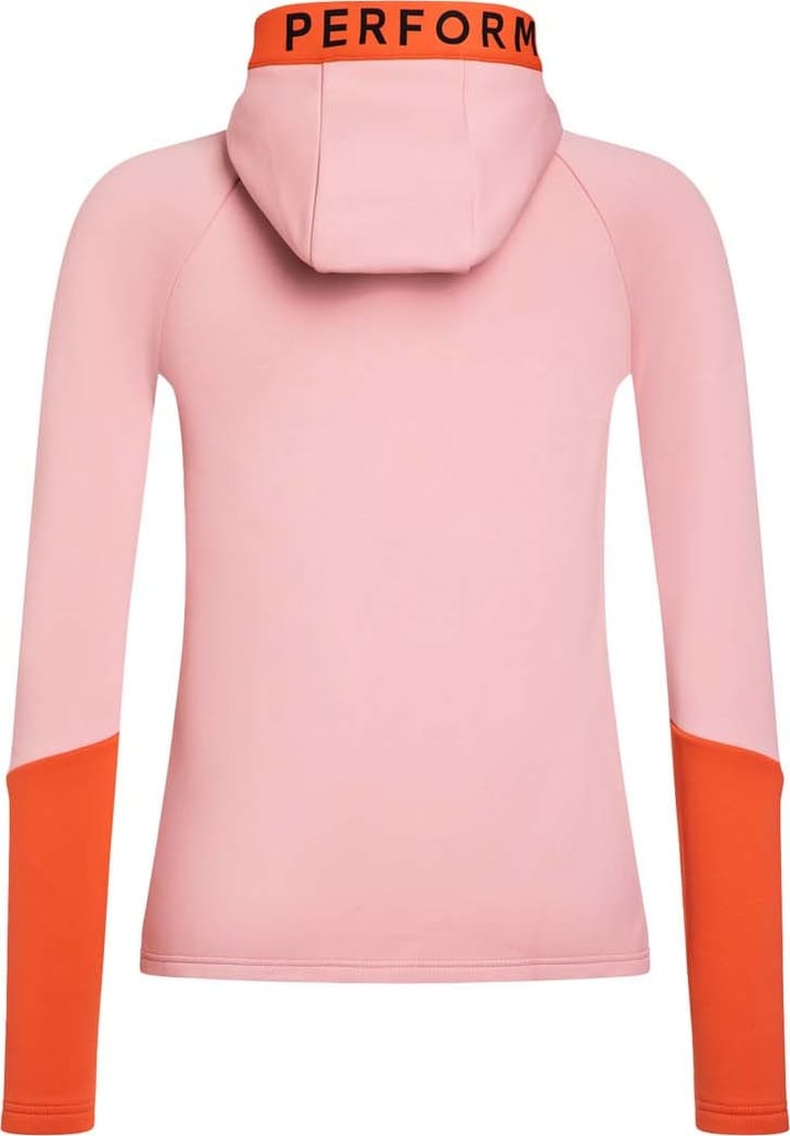Peak Performance Women's Rider Mid Zip Hood Warm Blush/Paprika Peak Performance