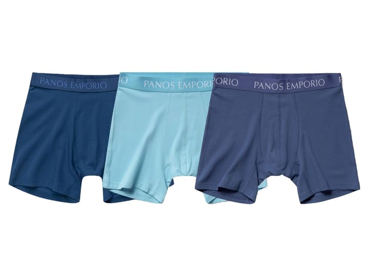 Panos Emporio 3pk Base Bamboo Boxer Poseidon/high Tide/water Panos Emporio