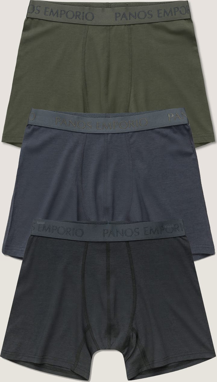 Panos Emporio PE 3PK BASE BAMBOO BOXER Tamac/asphalt/forest Panos Emporio