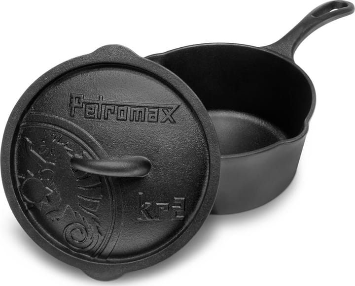 Petromax Cast-Iron Saucepan with lid Kr2 Black Petromax