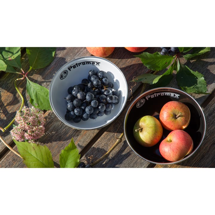 Enamel Bowls 2 Pieces Black Petromax