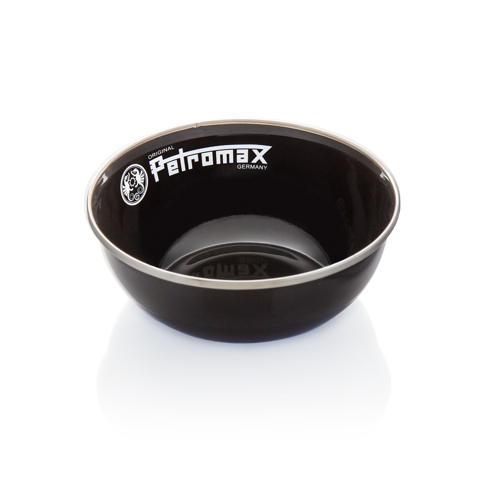 Enamel Bowls 2 Pieces Black