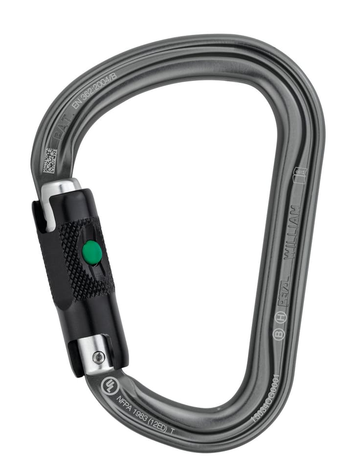 Petzl WILLIAM BALL-LOCK Karabiner Nocolour Petzl Petzl WILLIAM BALL-LOCK Karabiner Nocolour Petzl