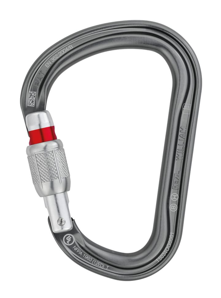 Petzl WILLIAM SCREW-LOCK Karabiner Nocolour Petzl Petzl WILLIAM SCREW-LOCK Karabiner Nocolour Petzl