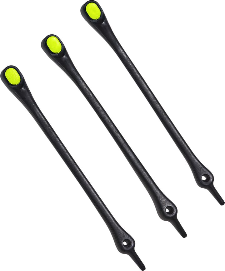 Hickies No Tie Laces 2.0 Black/neon Yellow Hickies