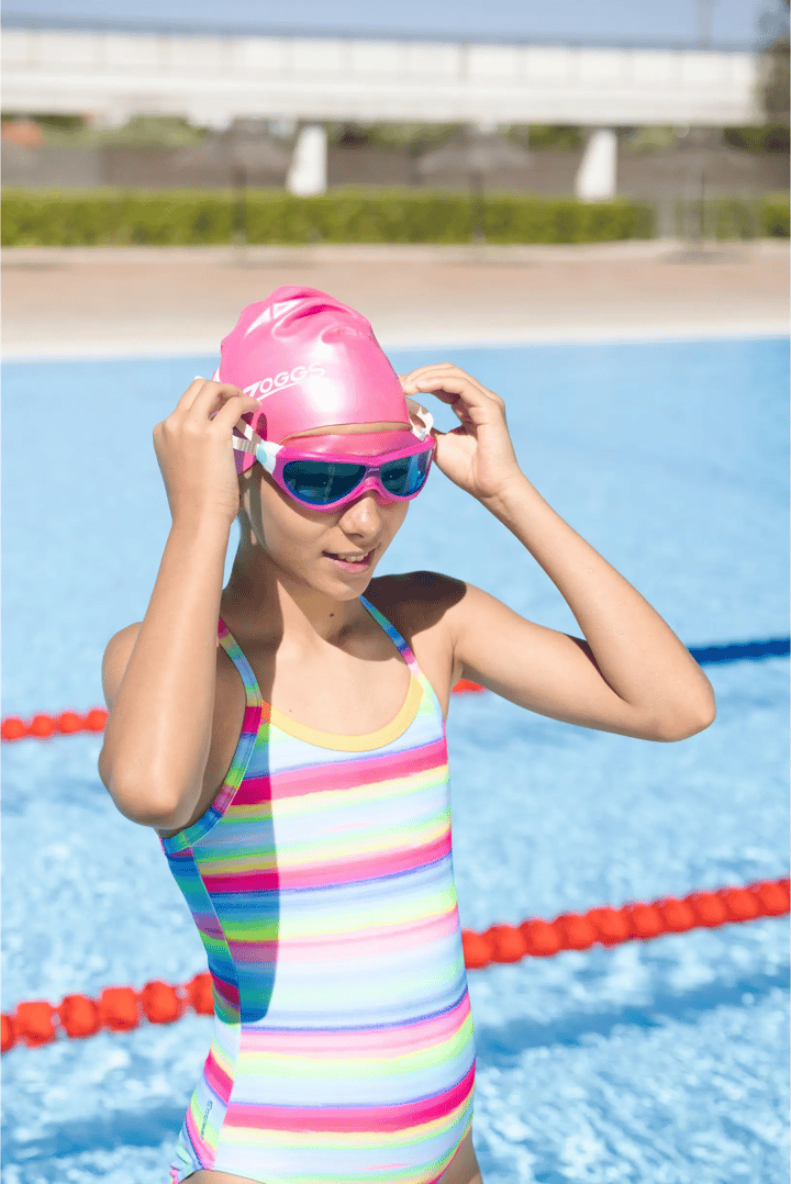 Zoggs Juniors' Phantom Mask Pink/white/tinted Blue Zoggs