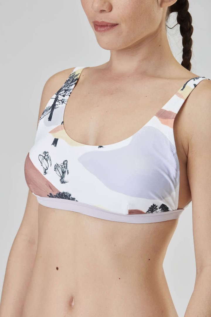 Picture Organic Clothing Women's Clove Print Bralette Top Pyla Picture Organic Clothing