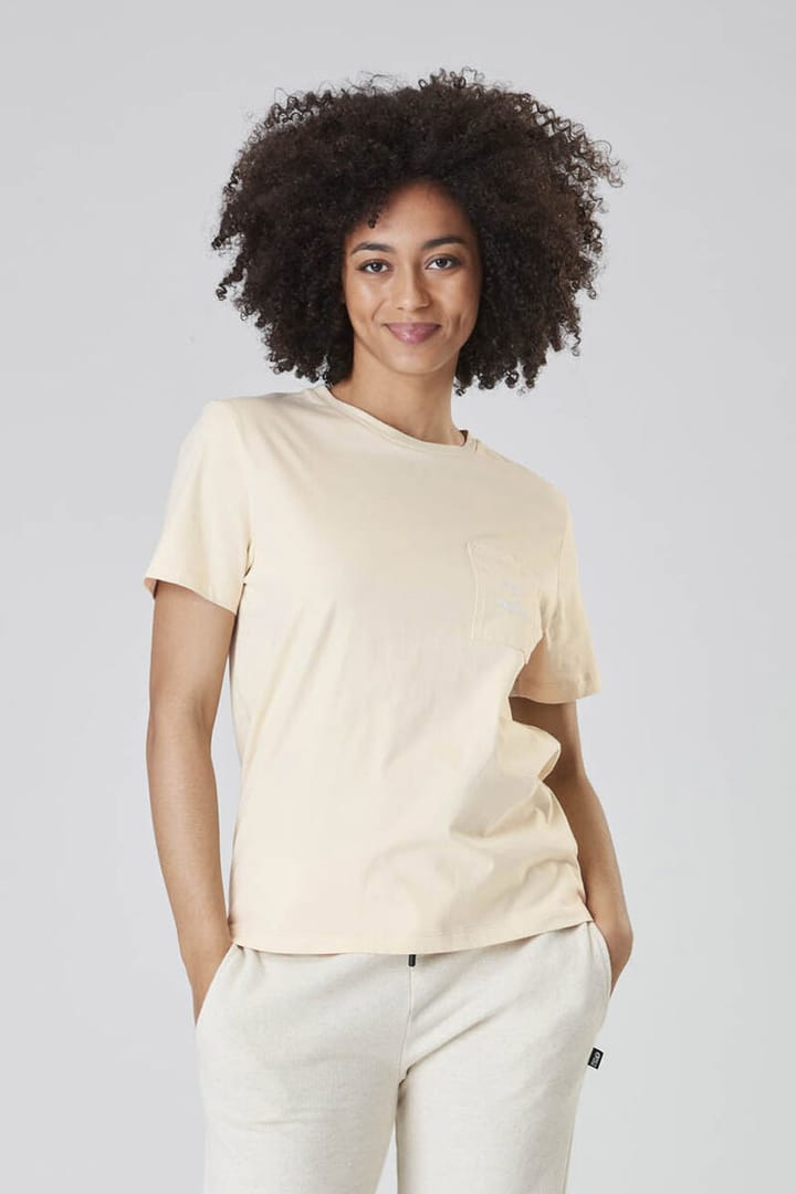 Women's Exee Pocket Tee Wood Ash Picture Organic Clothing