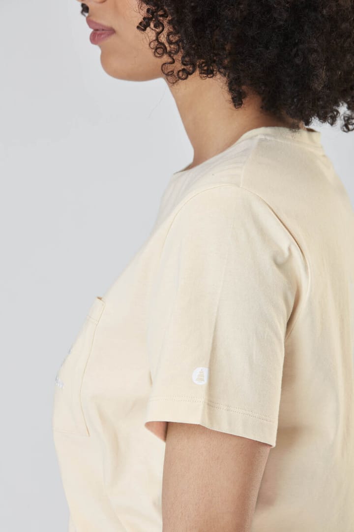 Women's Exee Pocket Tee Wood Ash Picture Organic Clothing