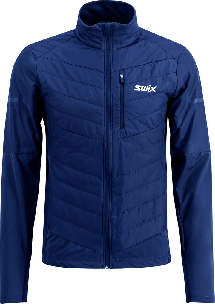Swix Men's Nordic Warm Hybrid Jacket Lake Blue Swix