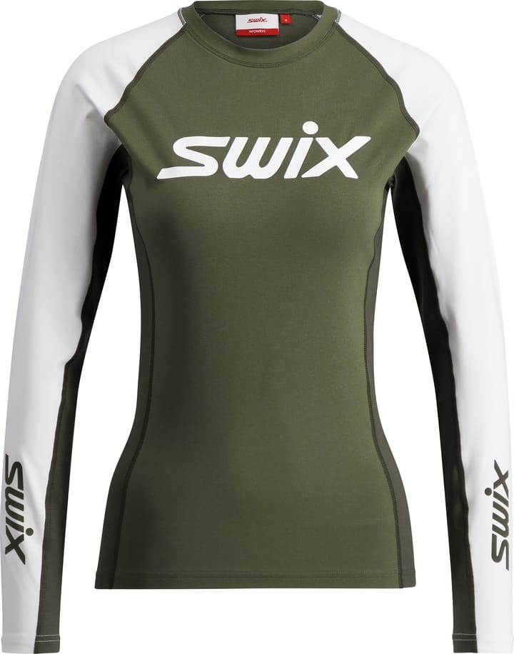 Swix Women’s RaceX Dry Long Sleeve Olive/ Agave Green Swix Swix Women’s RaceX Dry Long Sleeve Olive/ Agave Green Swix
