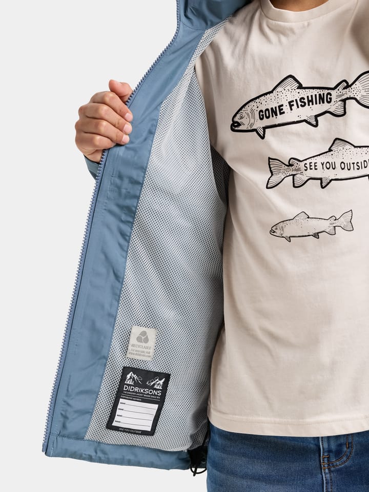 Didriksons Kids' Piko Jacket 9 Blue Fog Didriksons