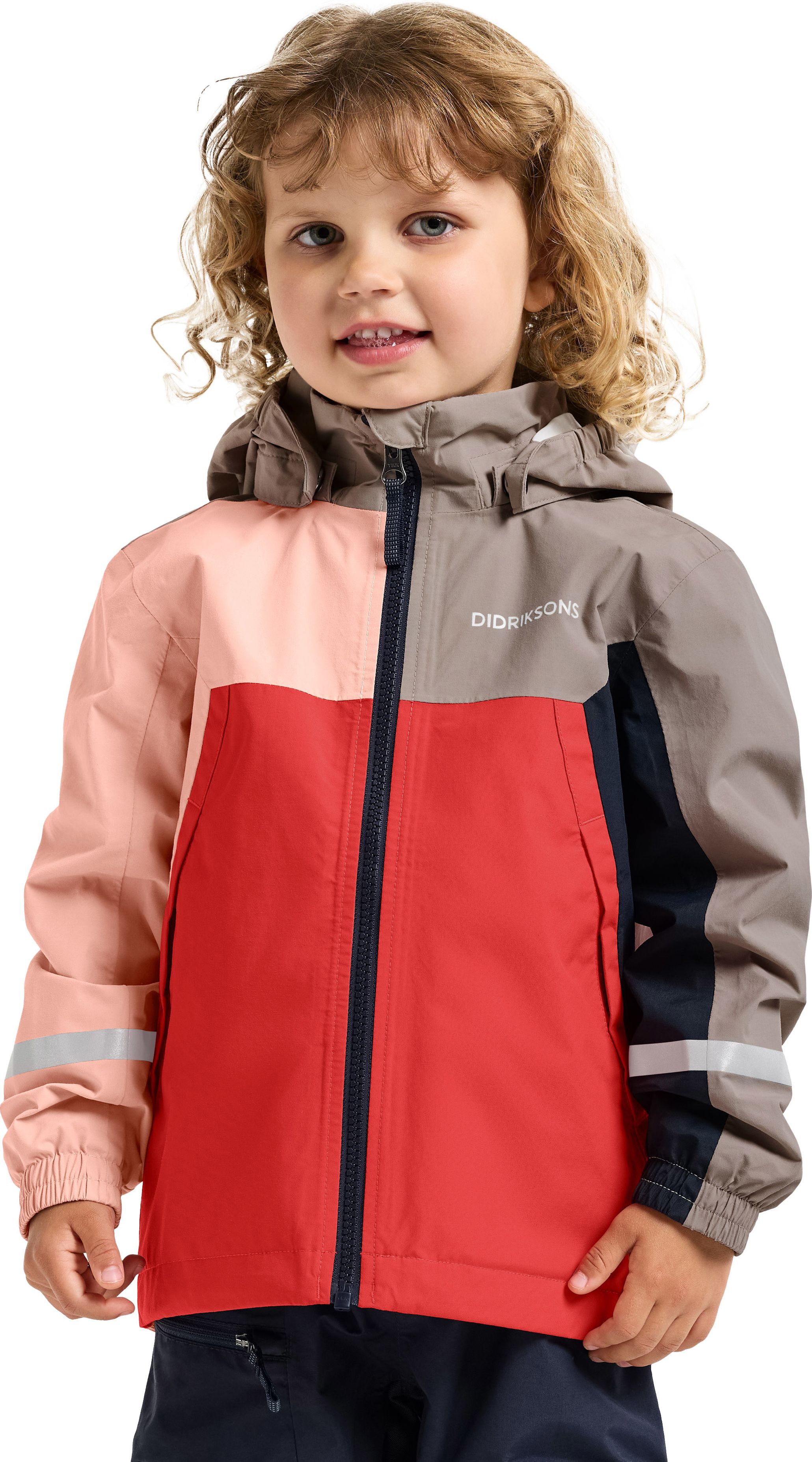 Didriksons Kids' Pilvi Jacket 2 Powder Peach