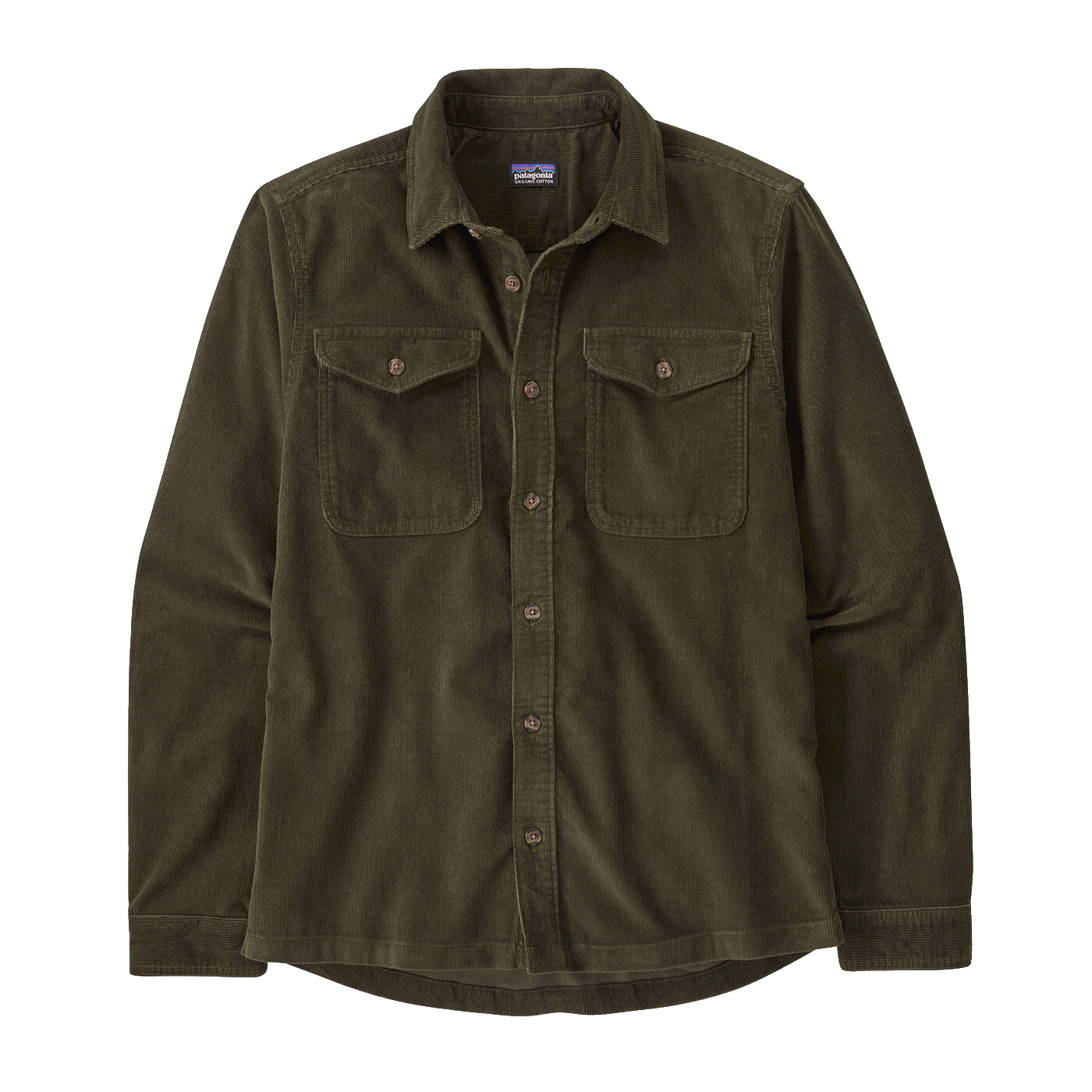 Patagonia Men's Corduroy Shirt Pine Needle Green Långärmade skjortor S