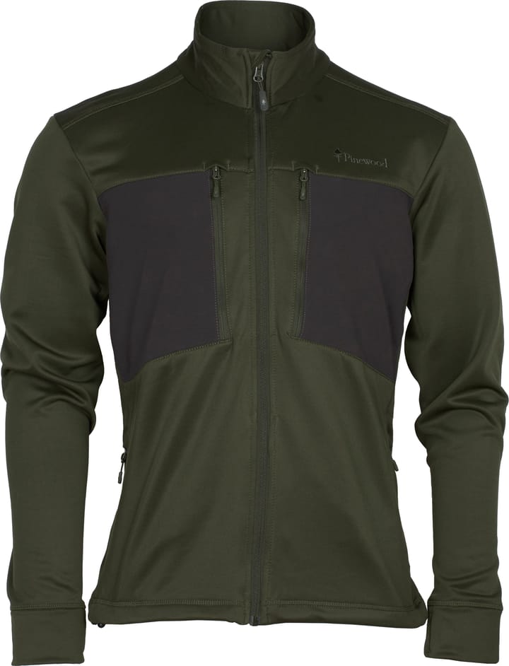 Pinewood Men's Abisko Power Fleece Moss Green Pinewood