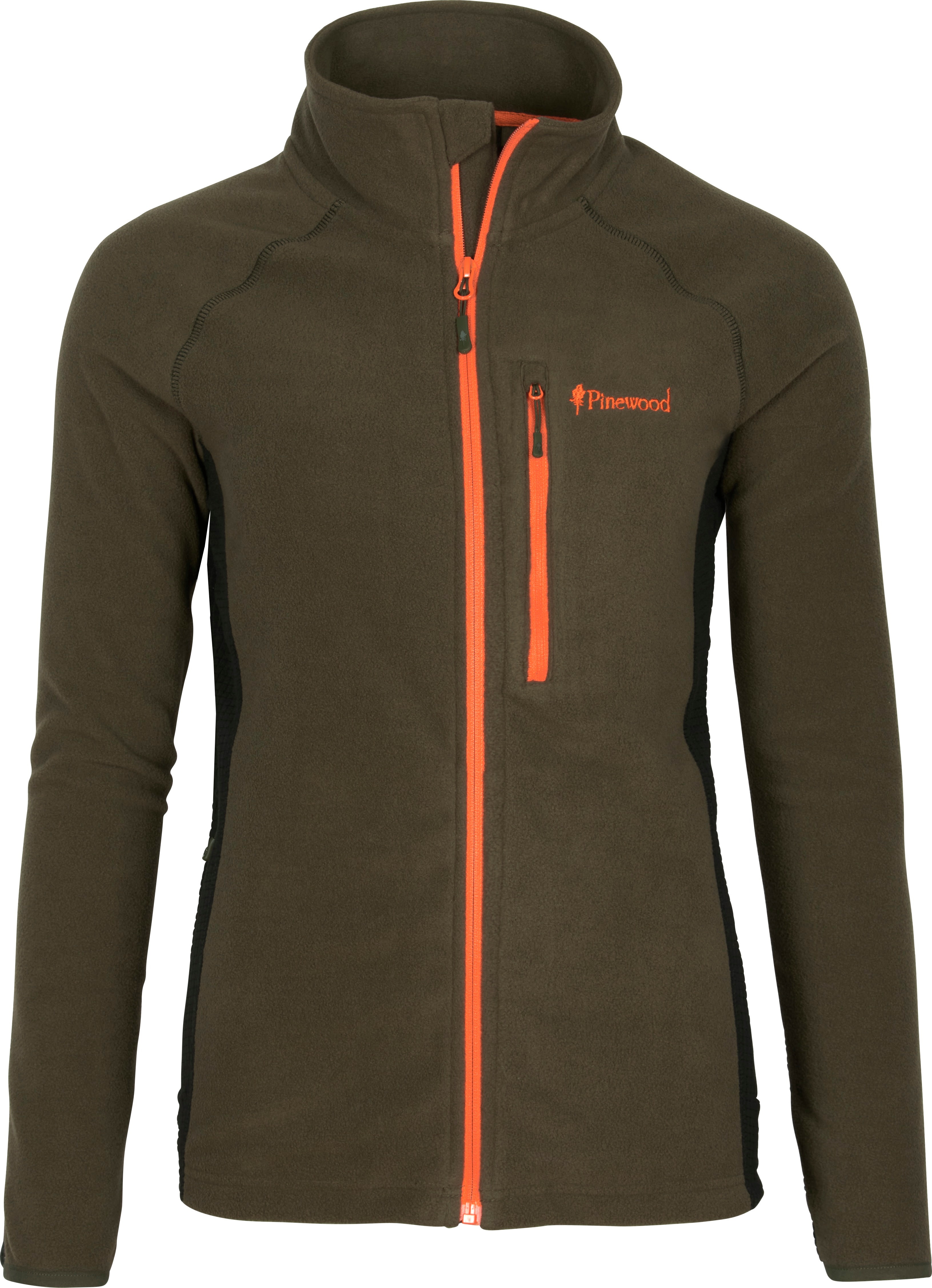 Pinewood Women's Air Vent Fleece Jacket Dark Olive Mellanlager tröjor S