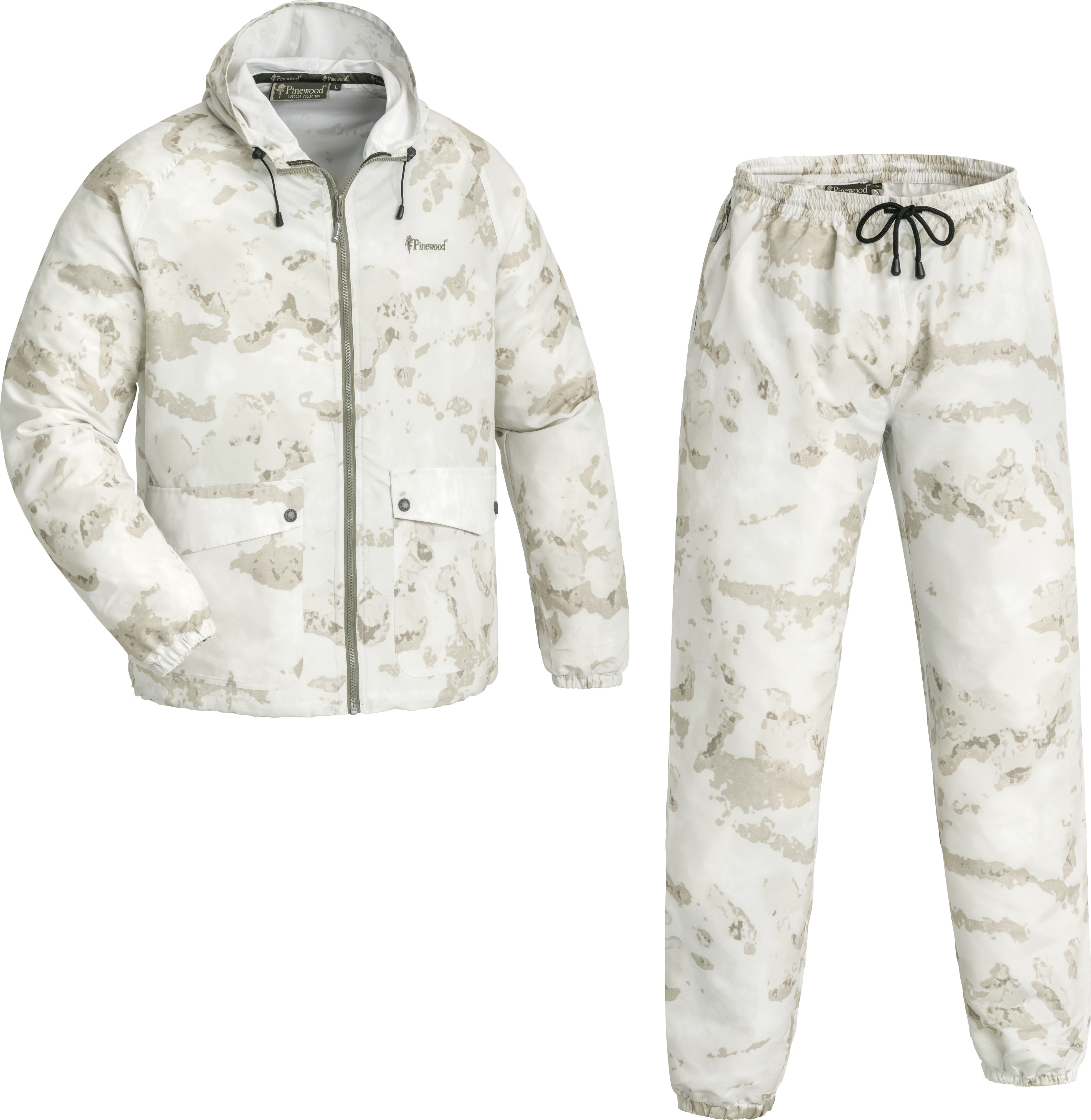 Pinewood Men’s Camou Cover Set Snow Camou